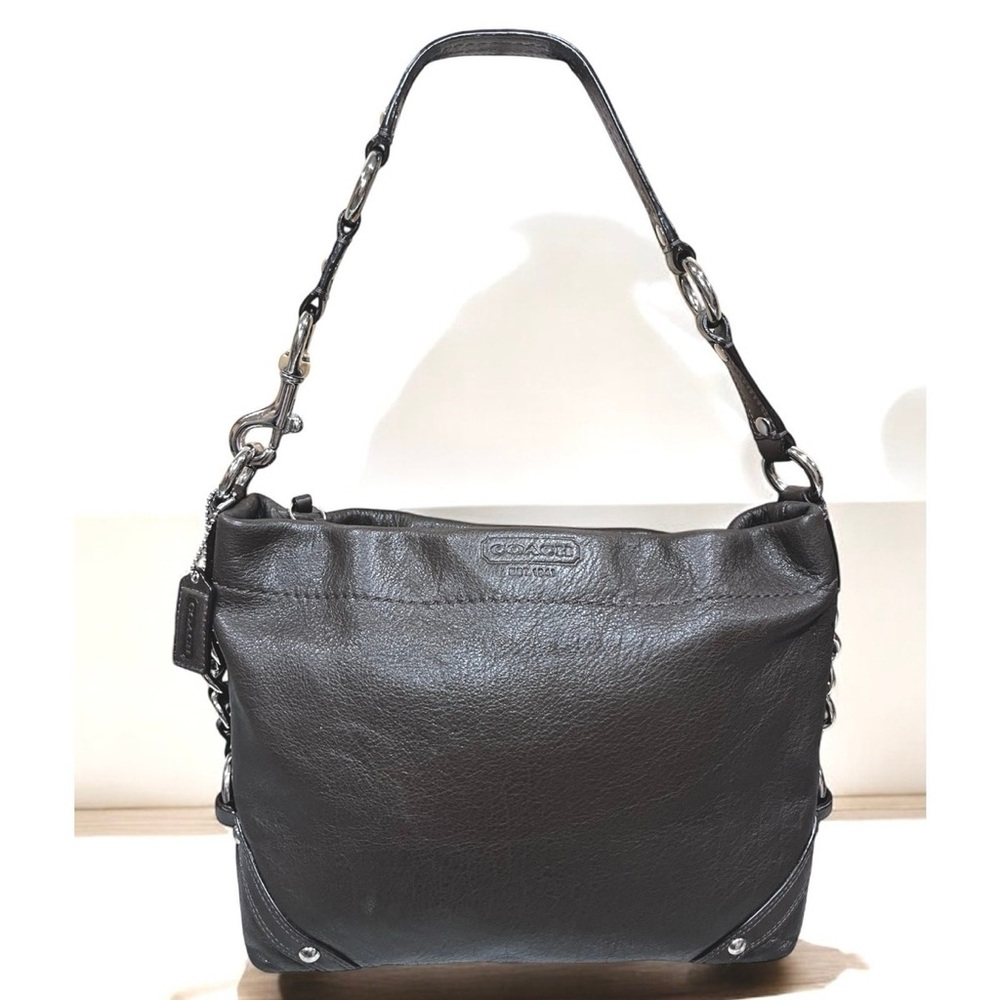Coach Carly black leather Shoulder bag